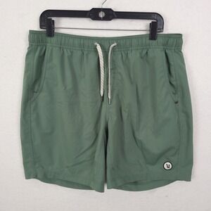 Vuori Kore Shorts Mens XL Sage Green Athletic Lined V302 Training Gym Activewear